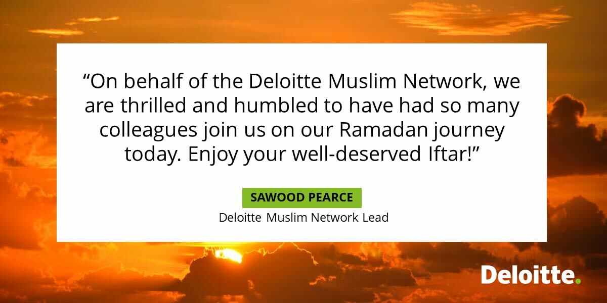 Sawood Pearce, Deloitte Muslim Network Lead