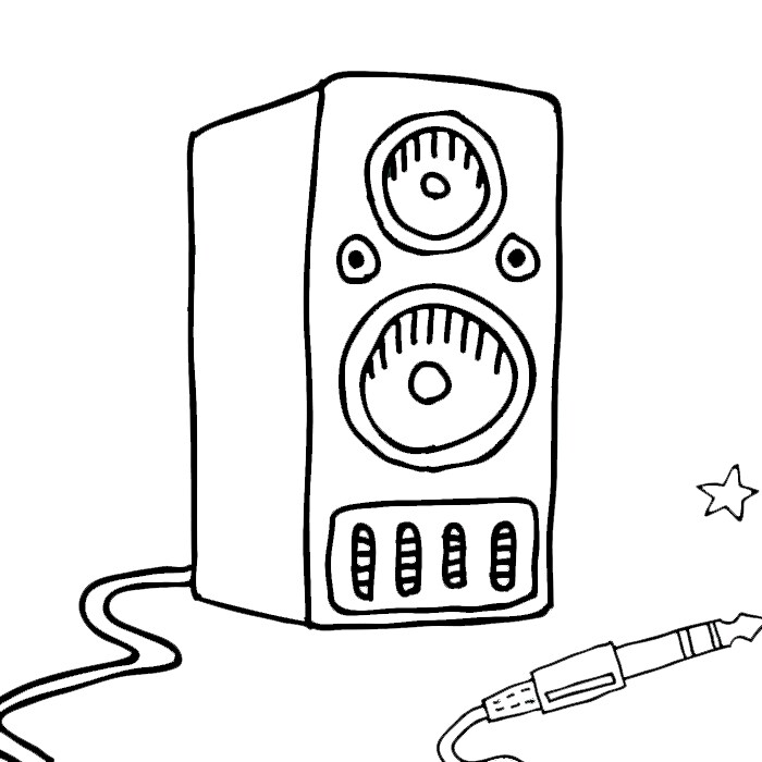 speaker illustration