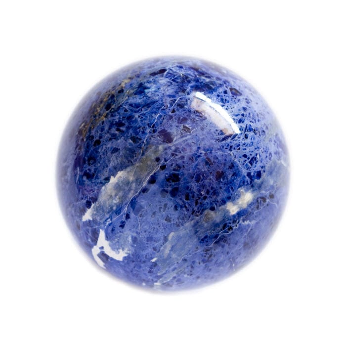 Blue marble sphere