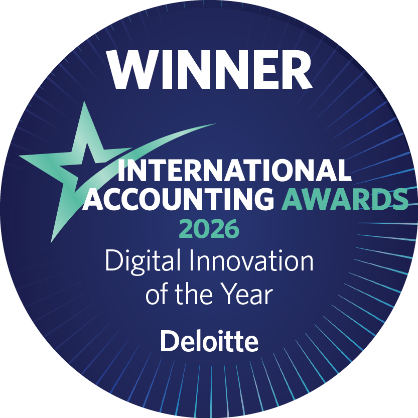 international accounting awards 2026 Winner Digital Innovation of the year Deloitte